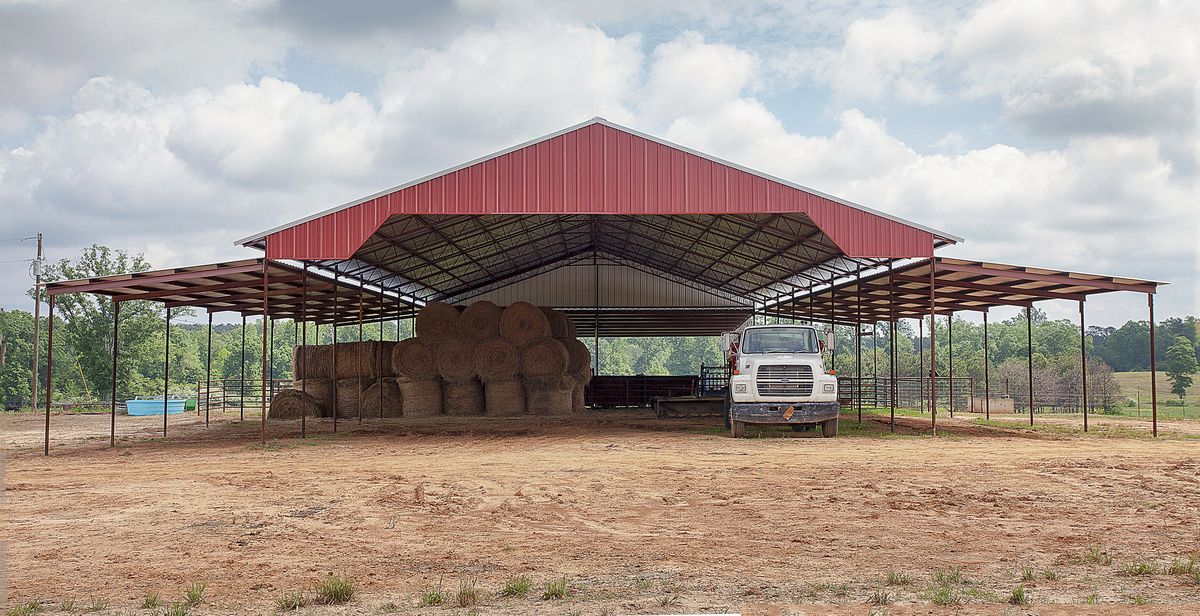 Estrutura metálica comercial